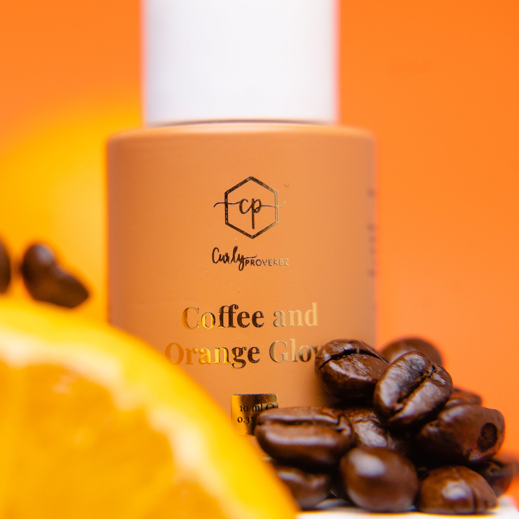 Coffee and Orange Glow – Curly Proverbz